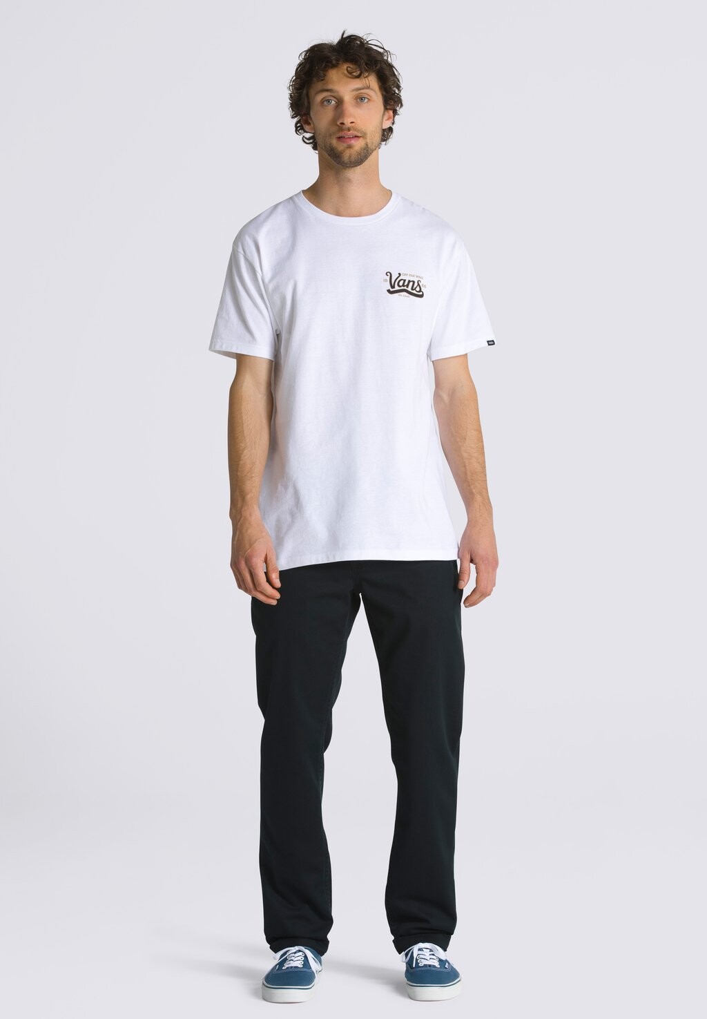

Футболка с принтом Home Of The Sidestripe Ss Vans, белый