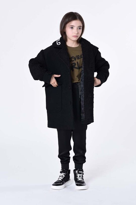 

Детское пальто Karl Lagerfeld, черный
