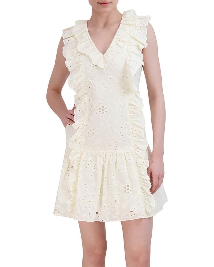 

Платье Day с оборками и люверсами BCBGMAXAZRIA
