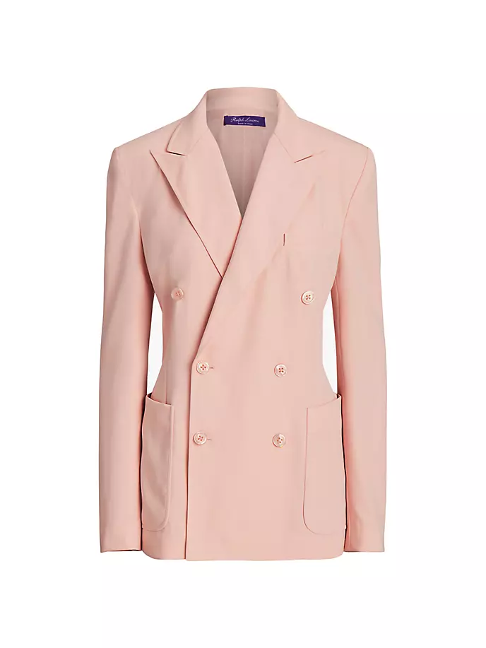 

Двубортный пиджак Kayleen Ralph Lauren Collection, красный