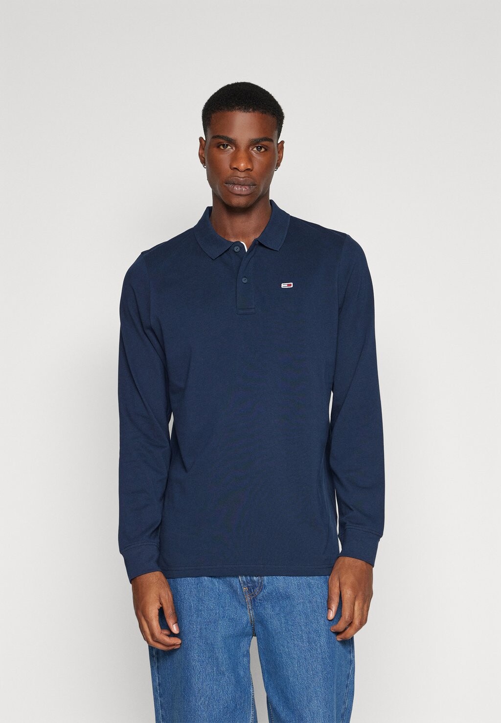 

Рубашка поло Tommy Jeans, темно-синий