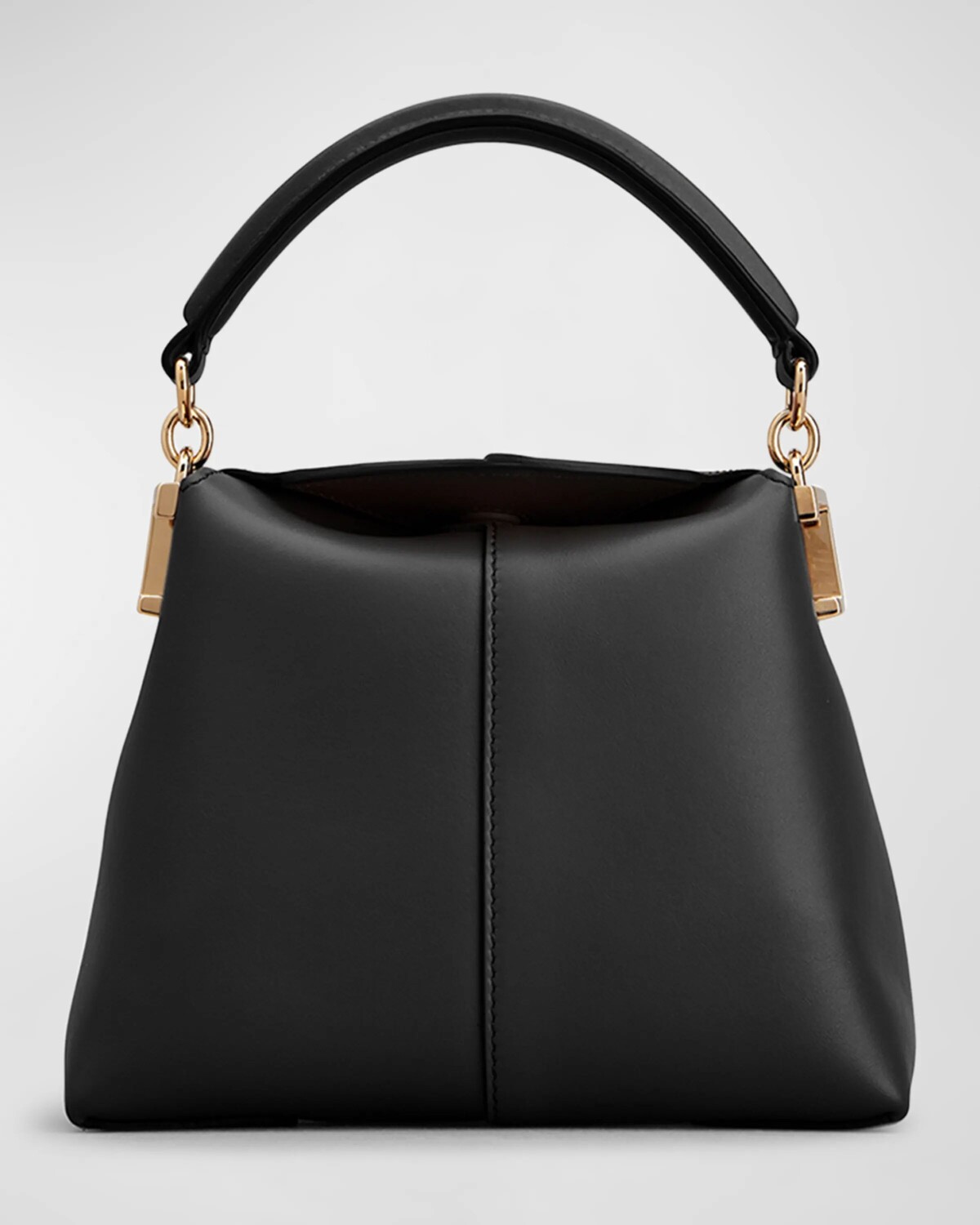 

Сумка из микрокожи с верхней ручкой Tod's, цвет Nero