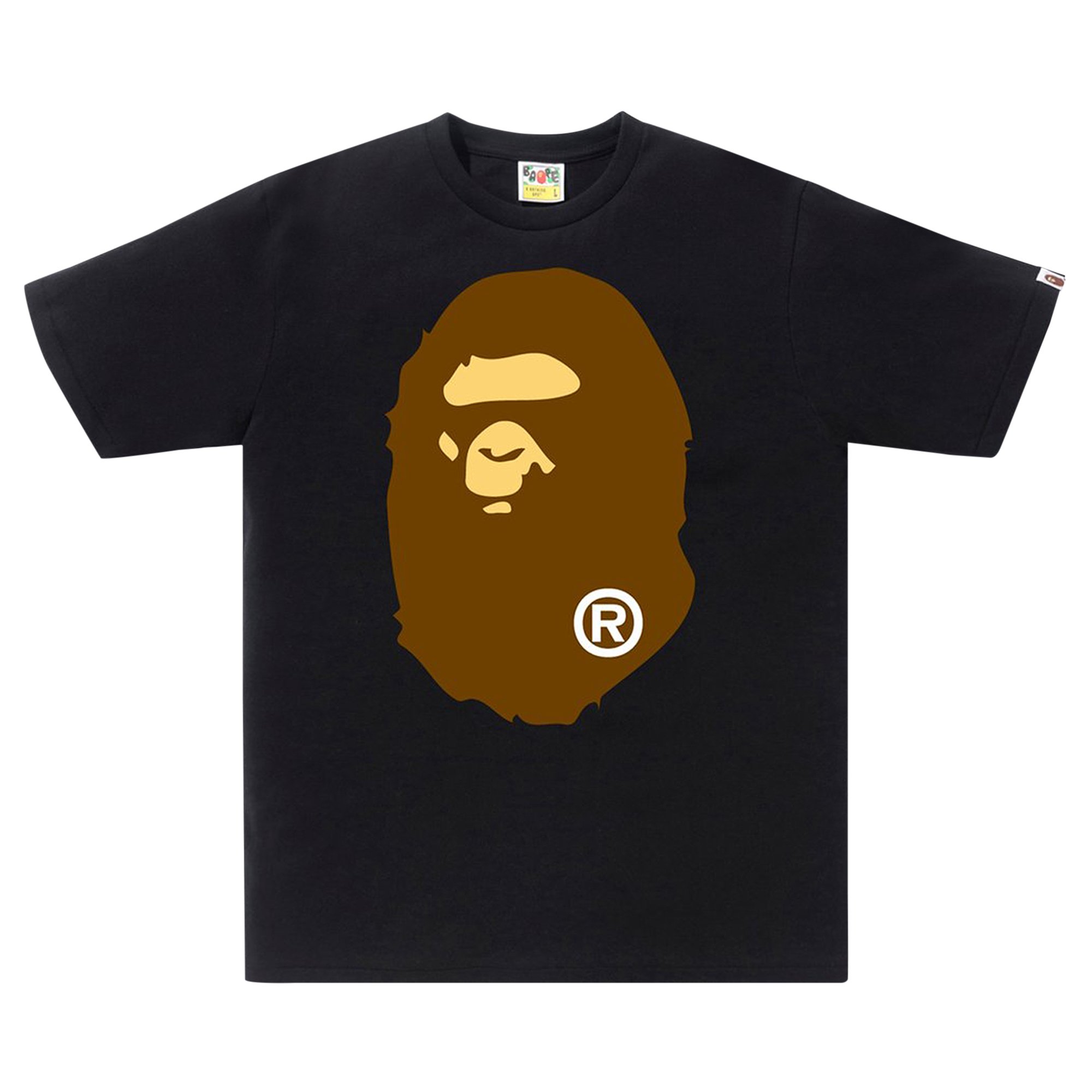 Футболка BAPE Big Ape Head, черная 2021 new 3d printed t shirt with exquisite skull pattern street fashion best selling t shirt hot selling item