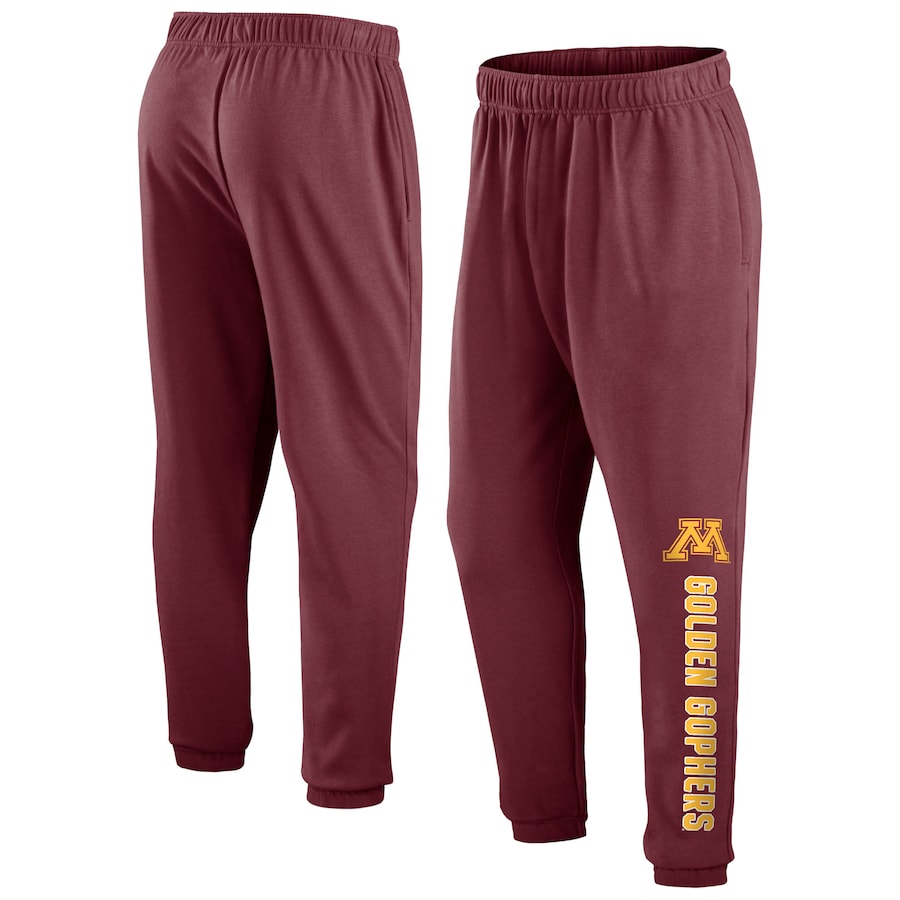 

Спортивные брюки Fanatics Branded Minnesota Golden Gophers, бордовый