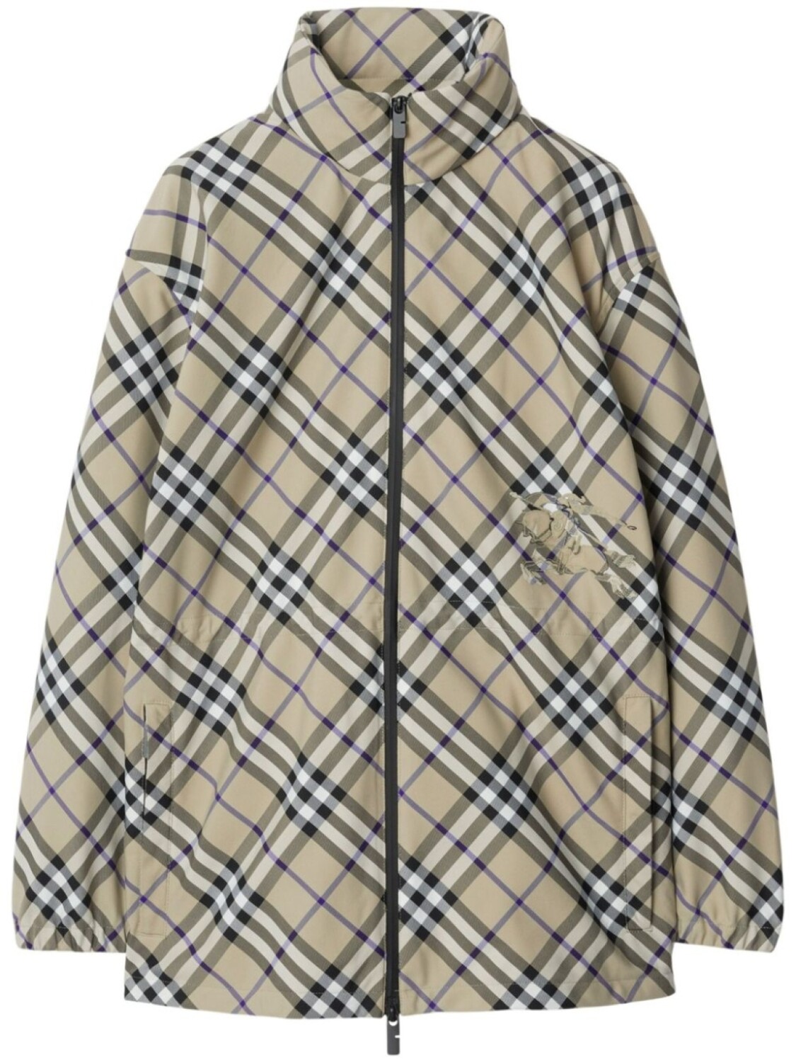 

Двусторонняя куртка в клетку Burberry, бежевый