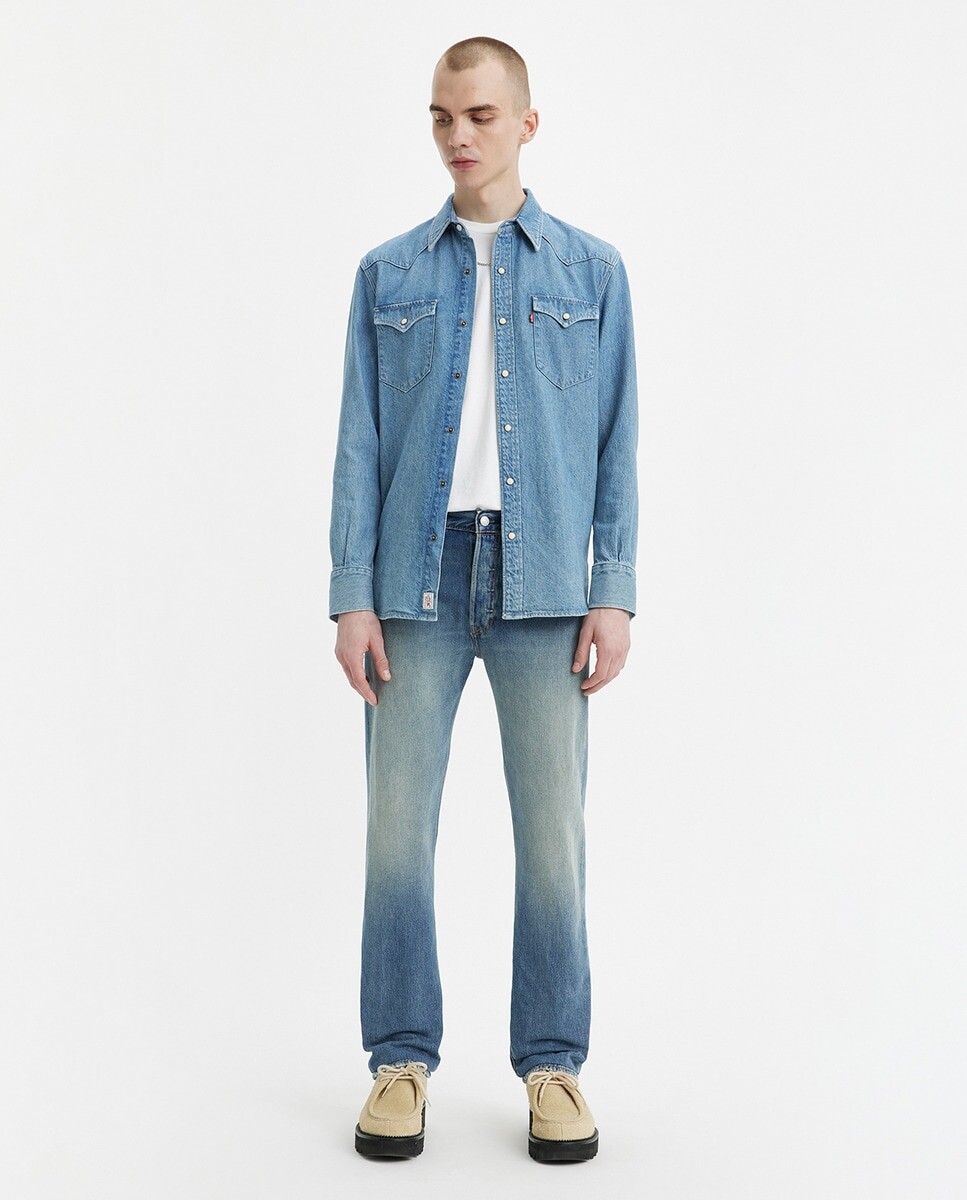 

501 Оригинальные мужские джинсы Levi's, светло-синий