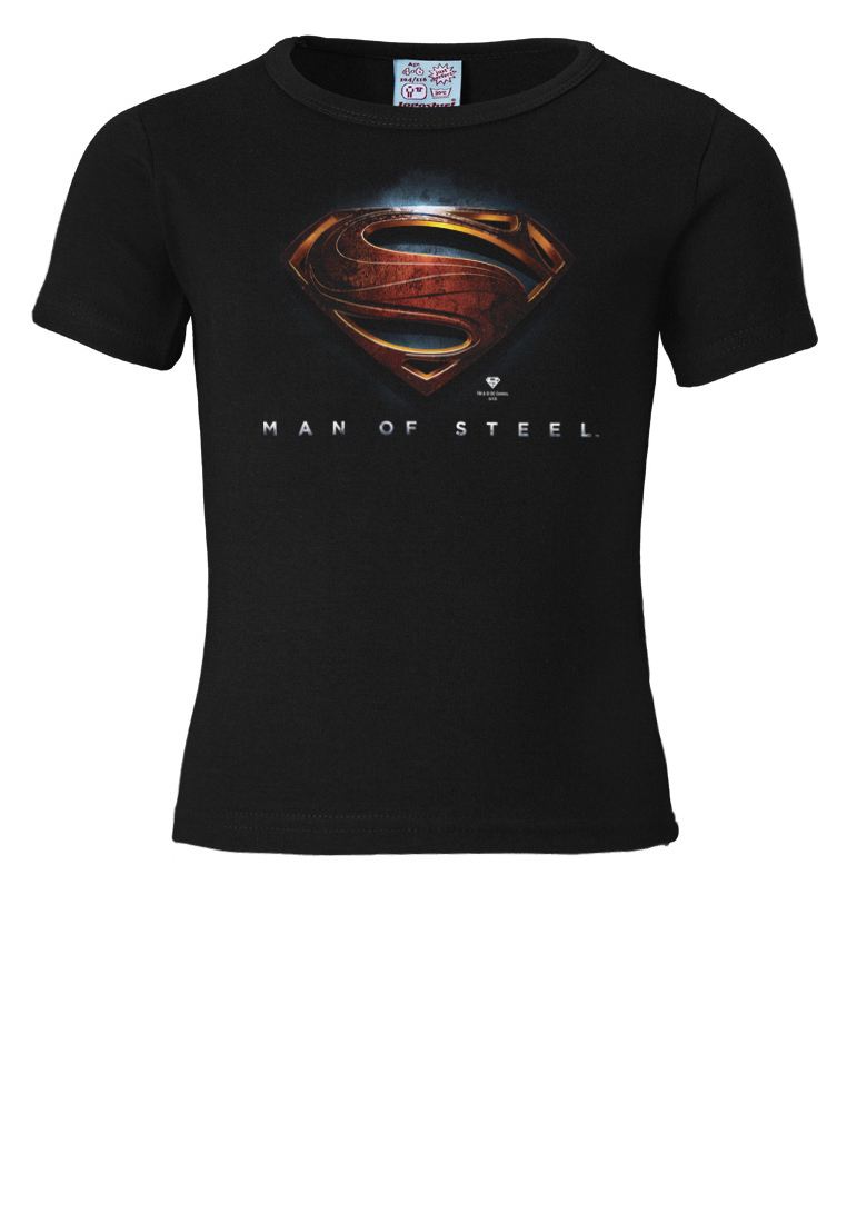 Футболка Logoshirt DC Superman Man of Steel, черный
