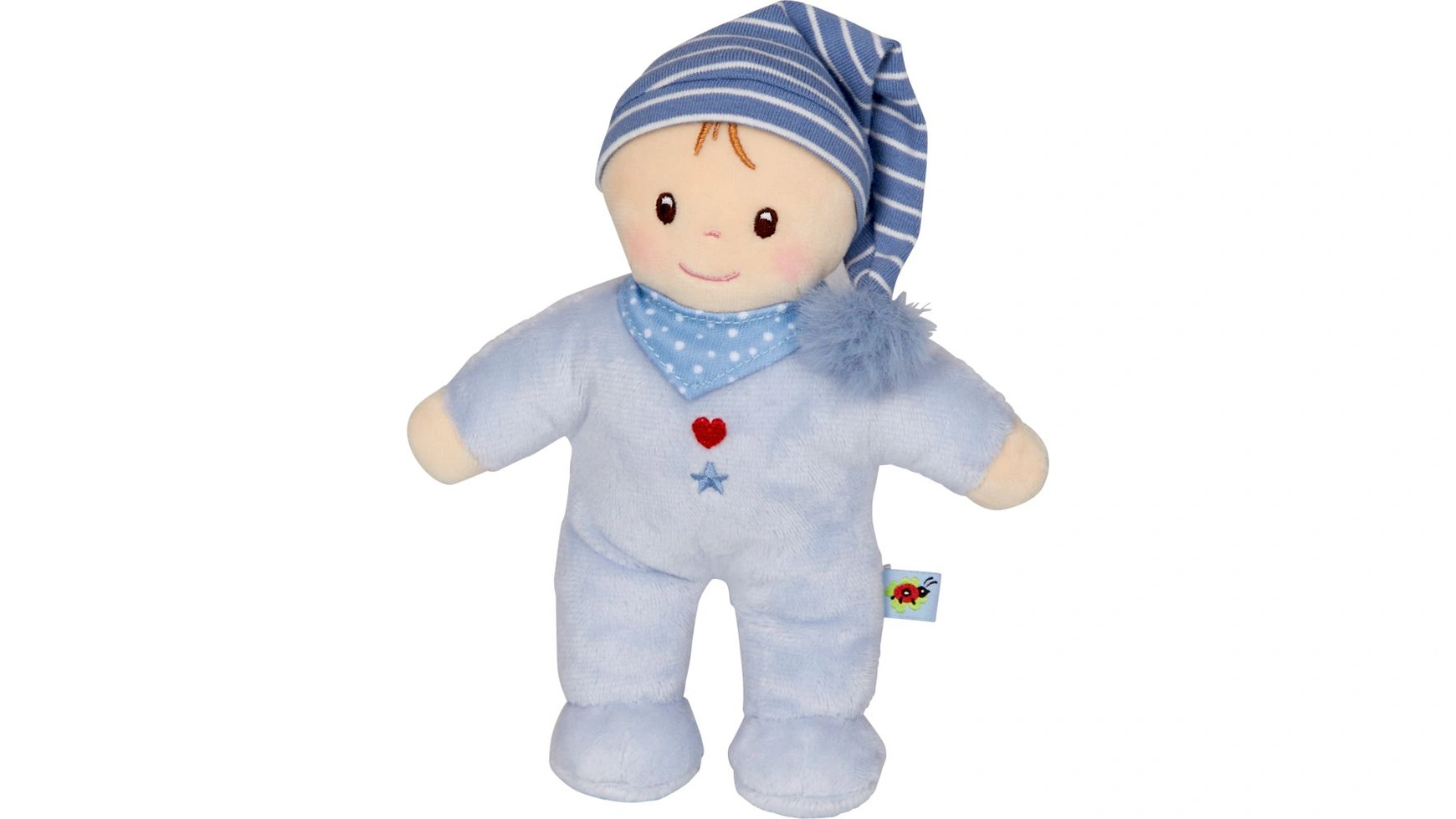 The Spiegelburg Маленькая Мягкая кукла, светло-голубой BabyGlück