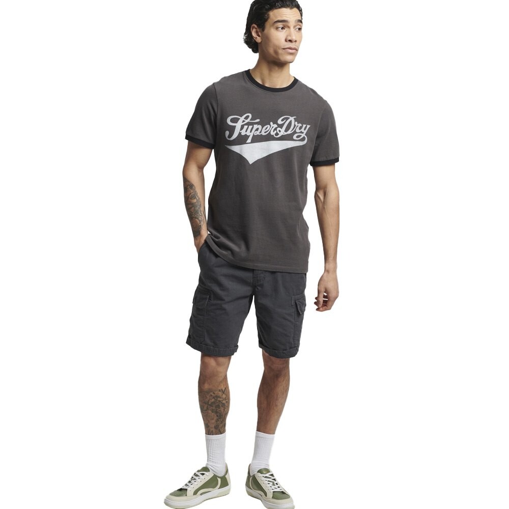 

Футболка Superdry Vintage Americana Ringer, черный