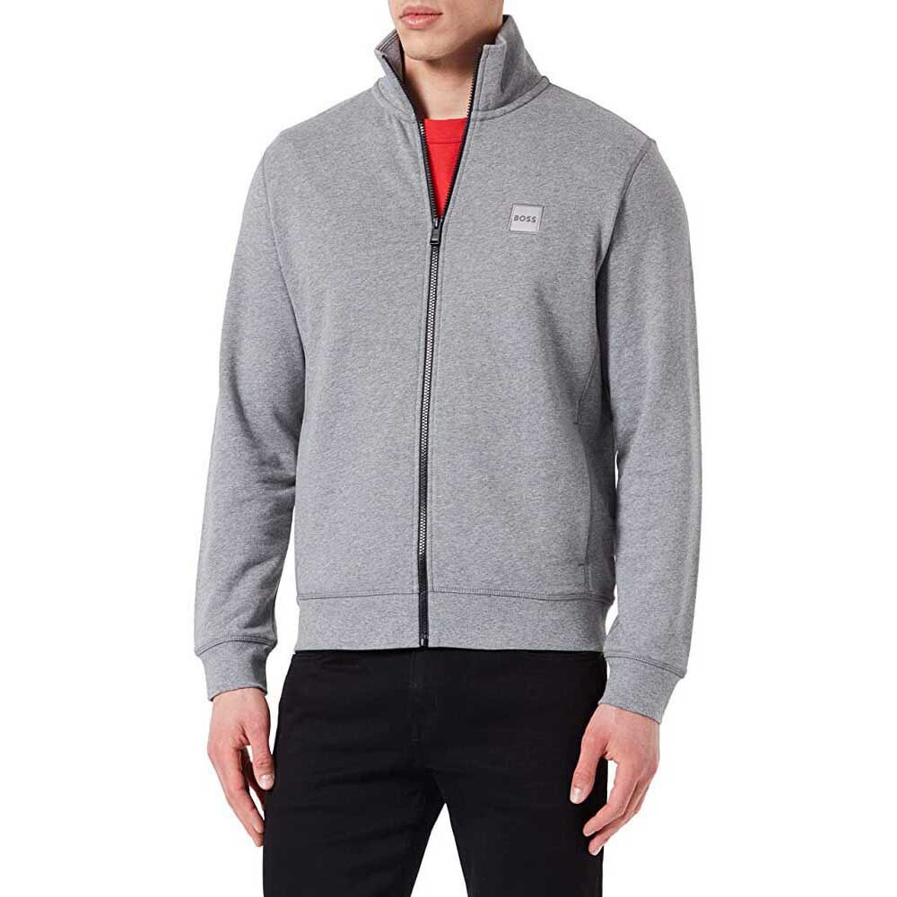 

Толстовка BOSS Zestart Full Zip, серый
