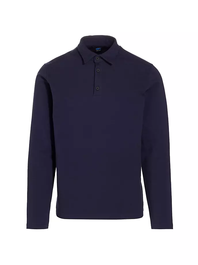 

Рубашка-поло из джерси Knt By Kiton, синий