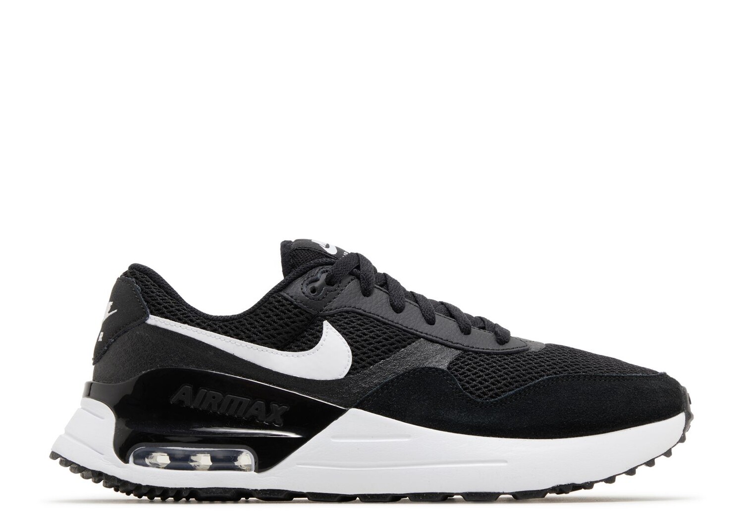 Кроссовки Nike Air Max Systm 'Black Wolf Grey', черный кроссовки nike air max systm wolf grey aqua blue dm9537 006 серый