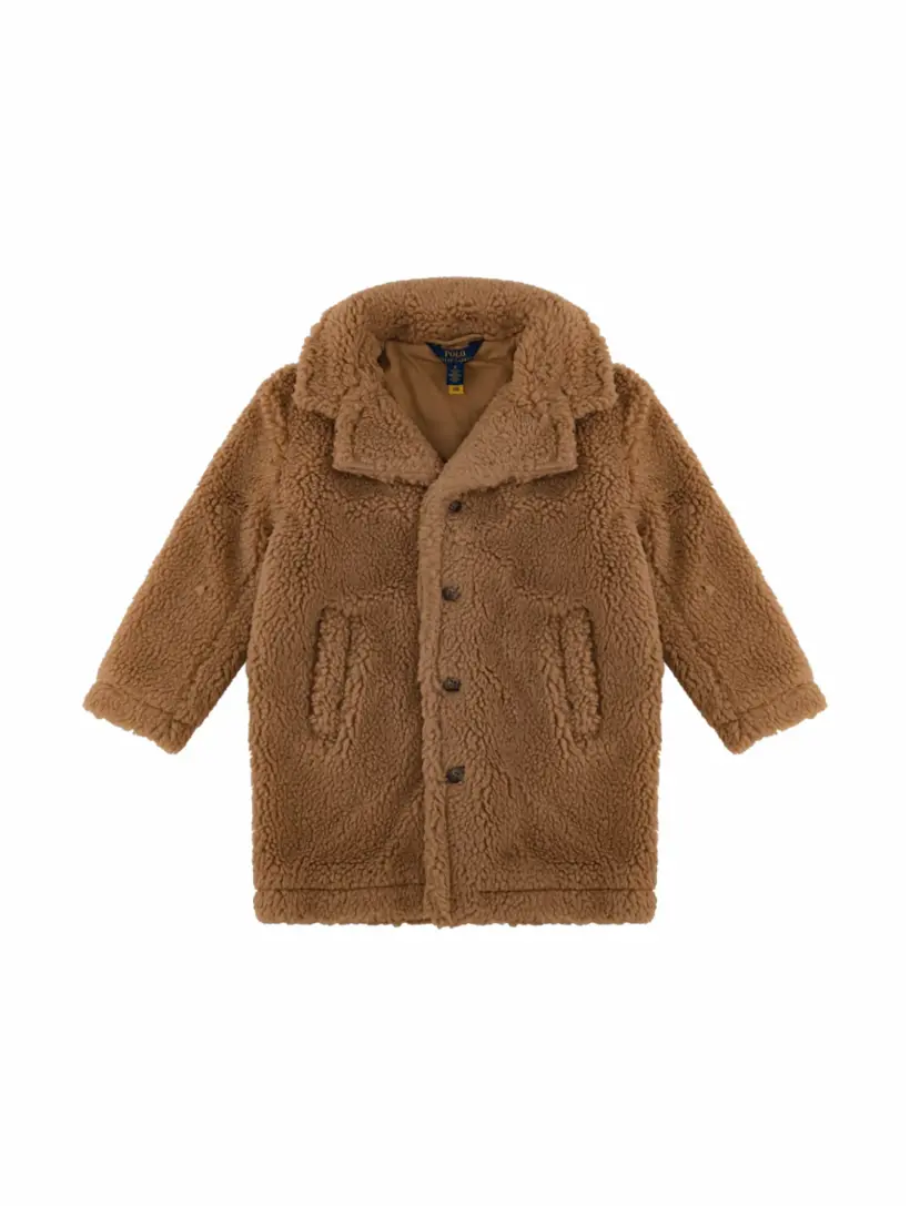 

Пальто из эко-меха Ralph Lauren, коричневый