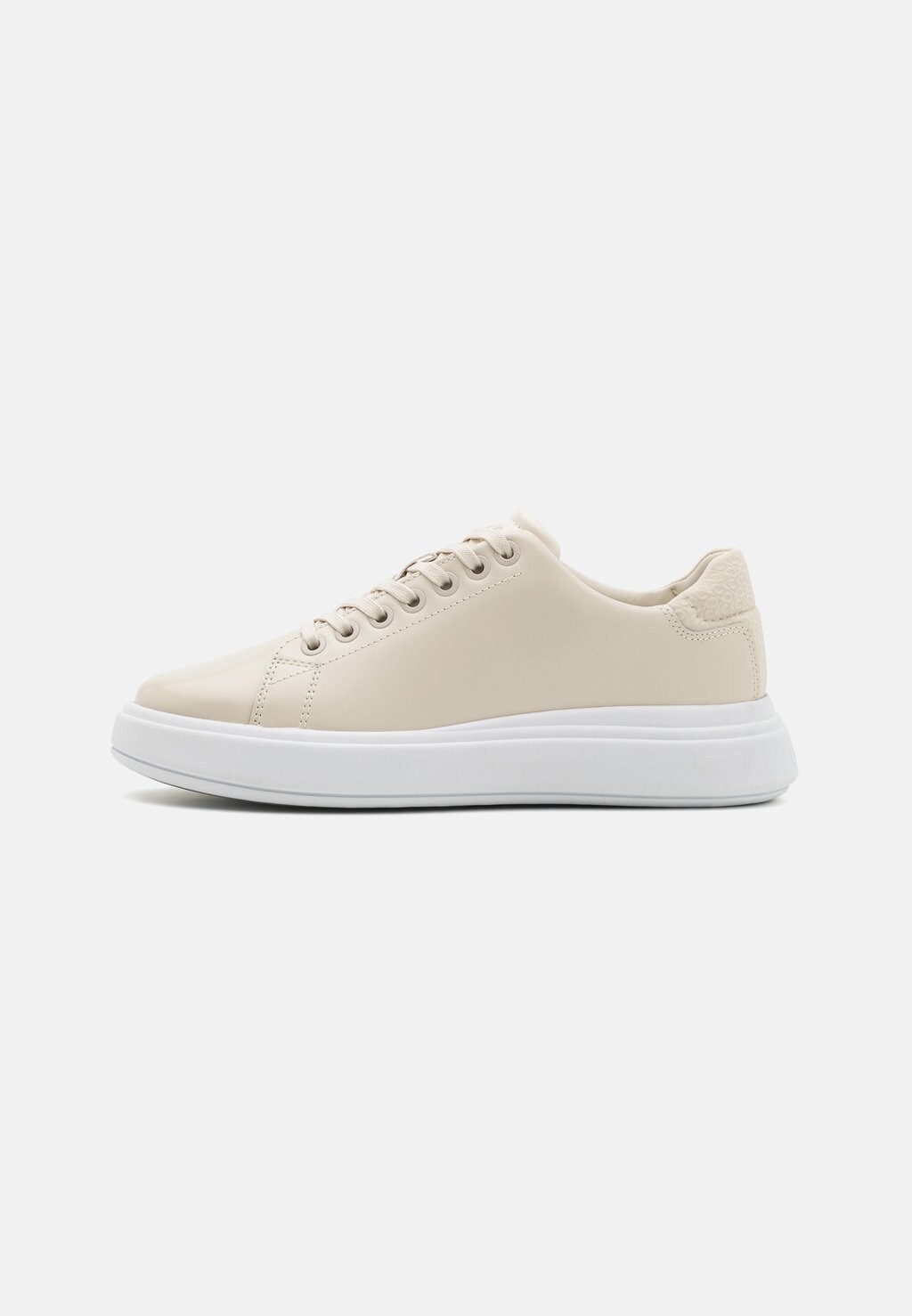 

Кроссовки Calvin Klein RAISED CUP LACE UP, цвет dark ecru