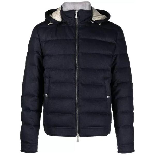 

Куртка hooded zip-up padded jacket Eleventy, черный