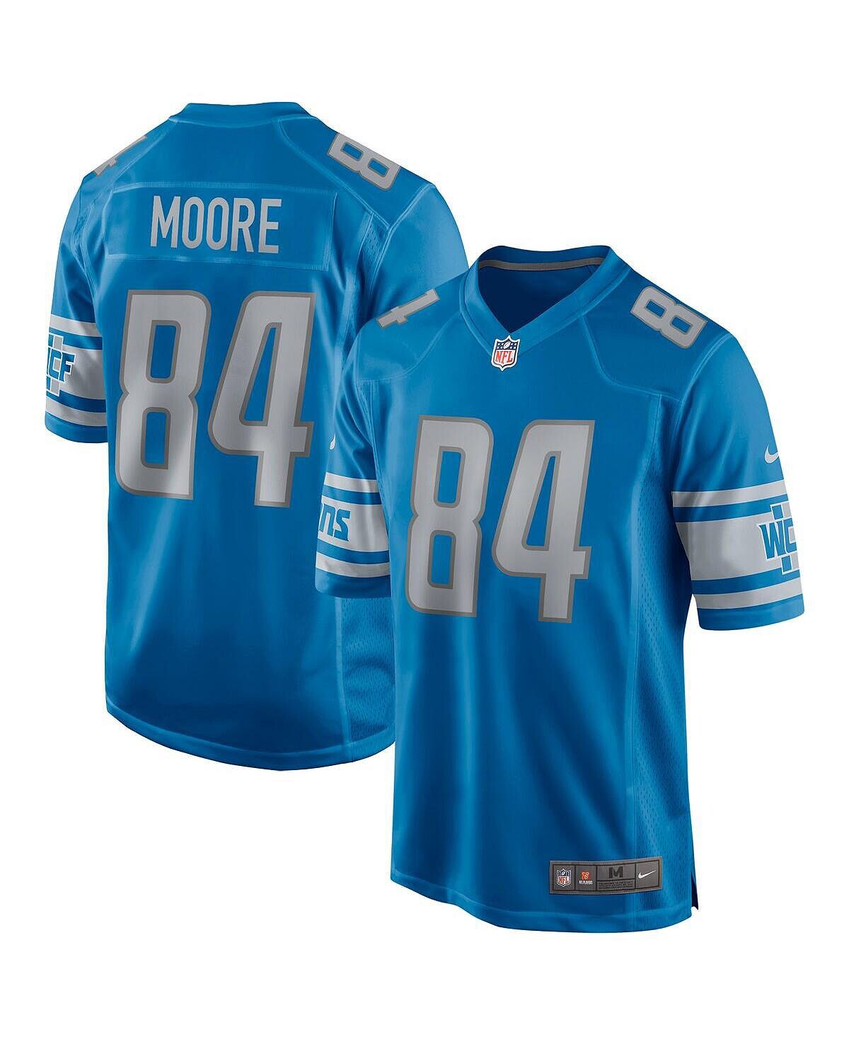 

Мужская синяя майка для пенсионера Herman Moore Detroit Lions Game Nike
