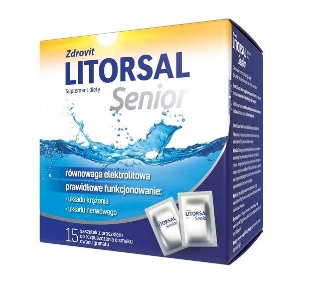 Электролиты в пакетиках Litorsal Senior, 15 шт сукралоза подсластитель 300 шт таблетки