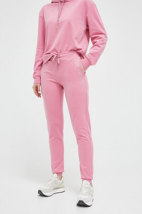 

Джоггеры EA7 Emporio Armani, розовый