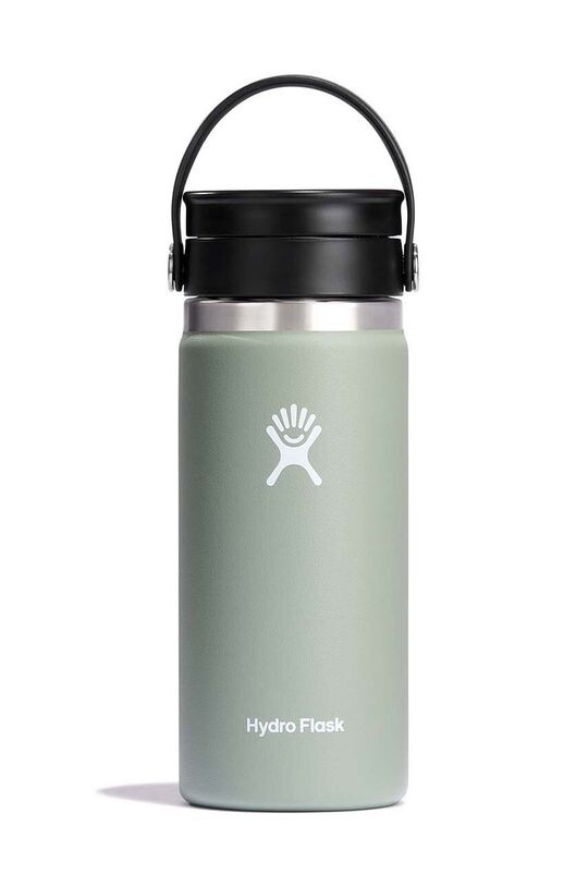 

Термобутылка с гибкой крышкой и шириной 16 унций Hydro Flask, зеленый