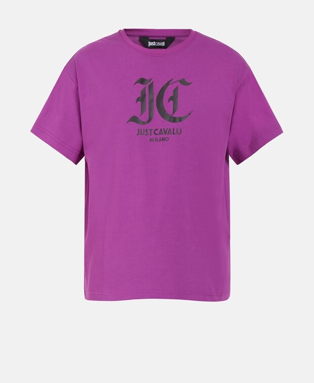 

Футболка Just Cavalli, лиловый