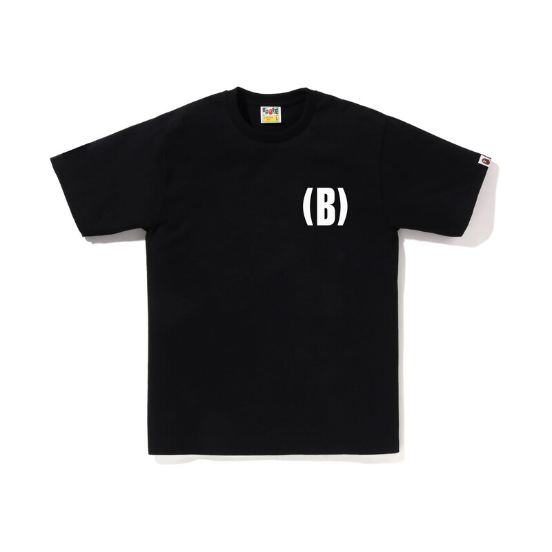 

Футболка BAPE B One Point зеленая A Bathing Ape, черный