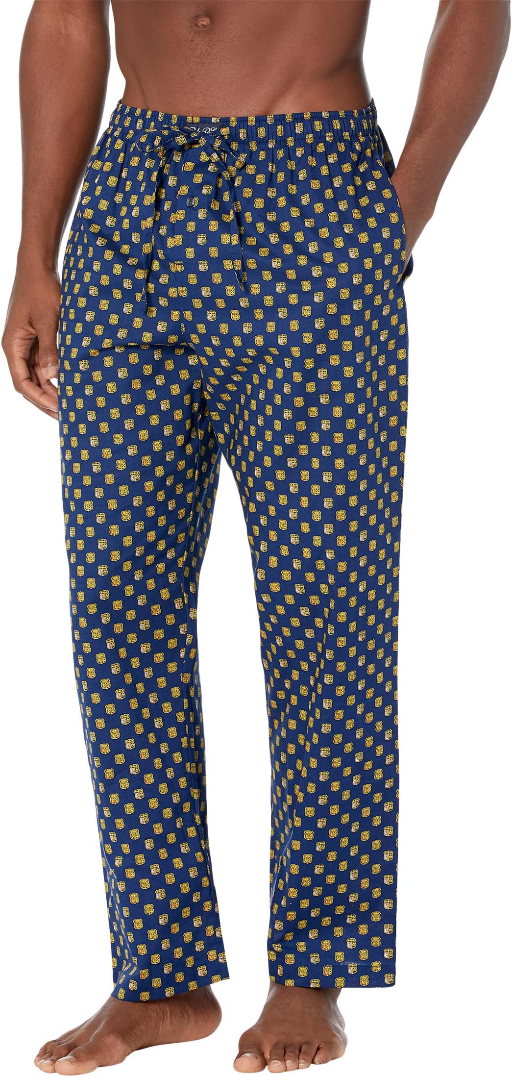 цена Тканые пижамные брюки Polo Ralph Lauren, цвет Fall Royal/Victorian Crest Print