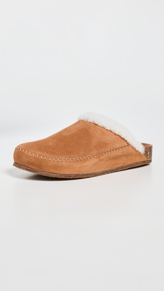 

Балетки Jenni Kayne Shearling-Lined Moc Clogs