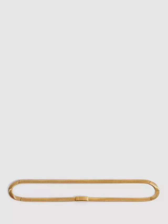 

Ремень Reiss Ella Elasticated Chain, золотой