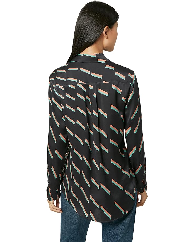 fashion printed blouse Блуза EQUIPMENT Signature Printed Blouse, цвет Eclipse Multi