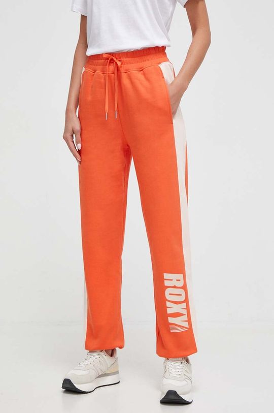 цена Спортивные брюки из хлопка Roxy, оранжевый