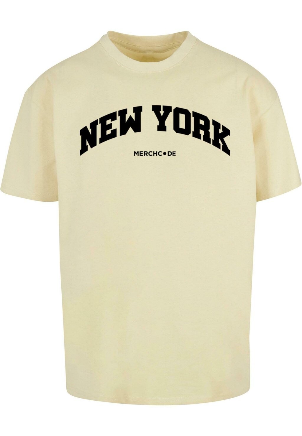 

Футболка с принтом NEW YORK WORDING HEAVY OVERSIZE Merchcode, цвет softyellow
