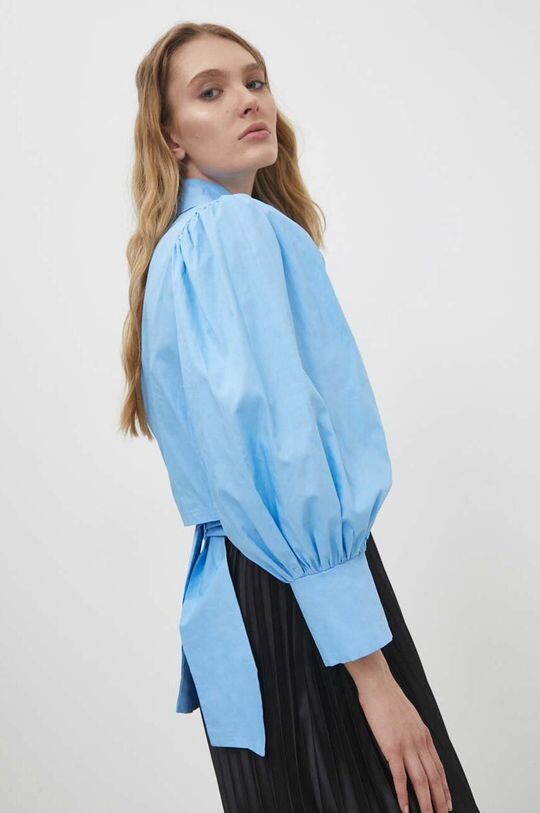 

Хлопчатобумажная рубашка Answear Lab, синий