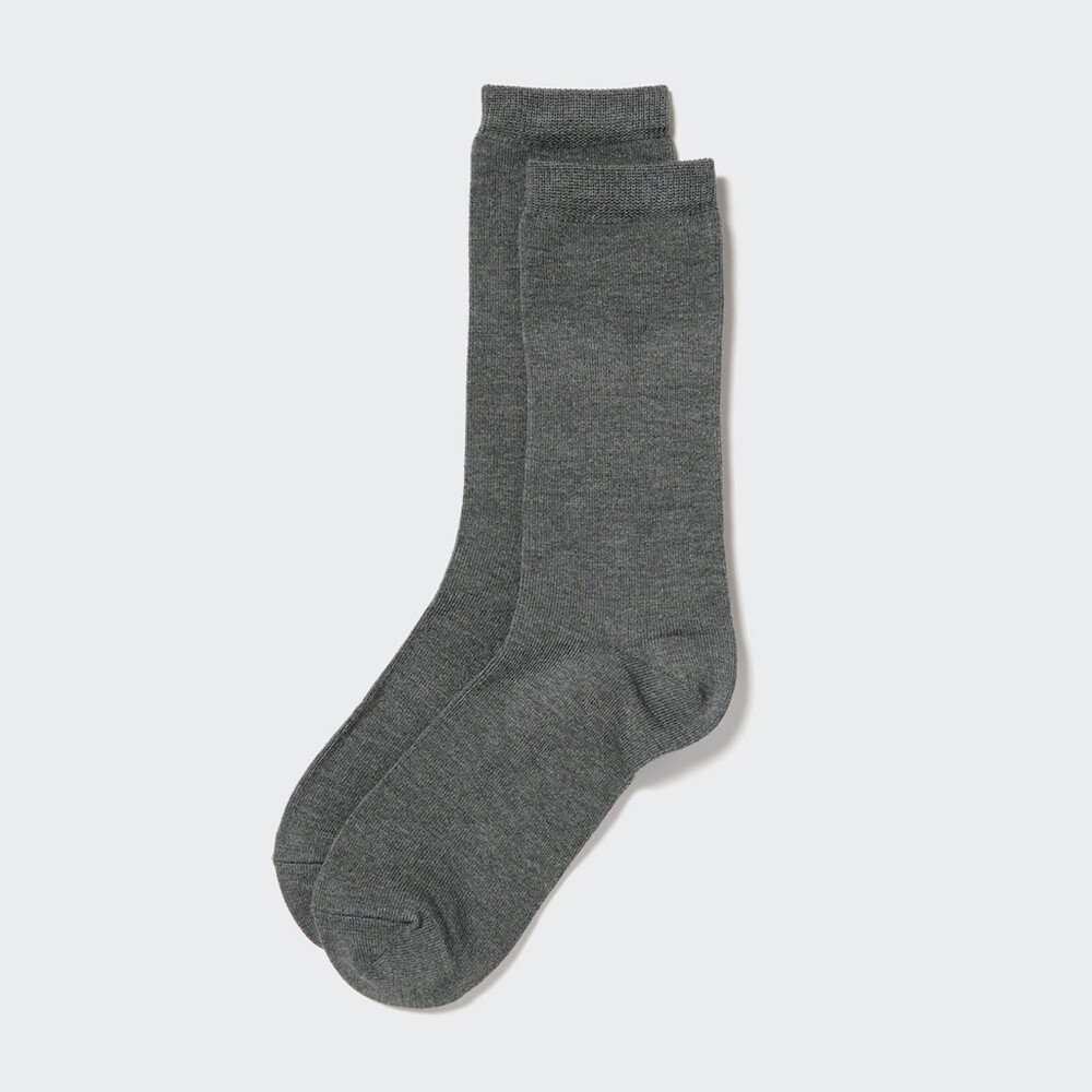 

Женские носки Uniqlo HEATTECH классические, темно-серый