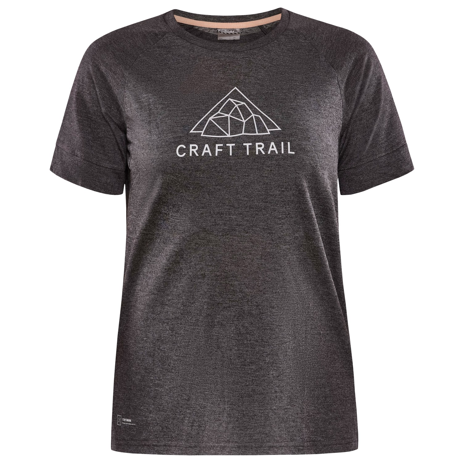 Беговая рубашка Craft Women's Pro Trail Wool S/S Tee, цвет Black/Melange