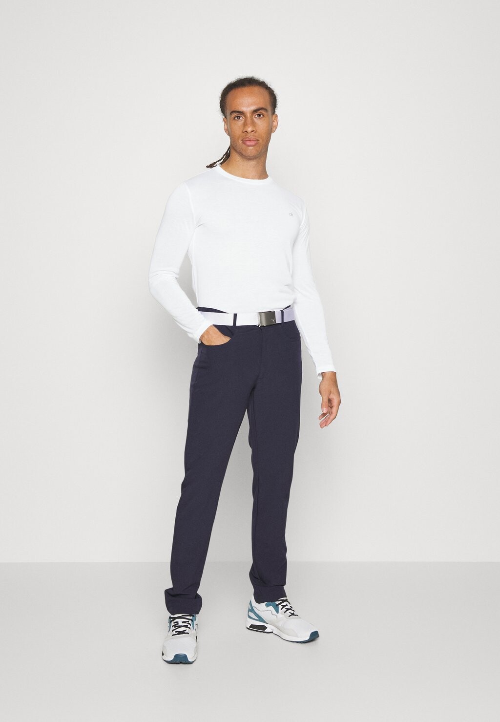 

футболка с длинным рукавом Long Sleeve 3 Pack Calvin Klein, цвет black/white/navy