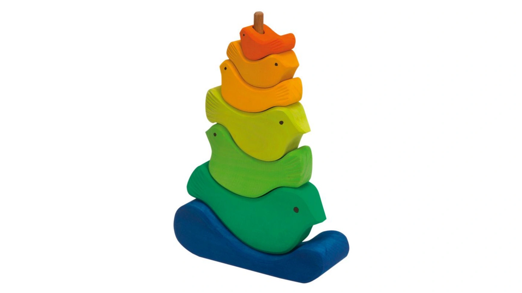 

Glückskäfer Colorful World of Shapes Колышки Tower Birds, 7 шт Glueckskaefer