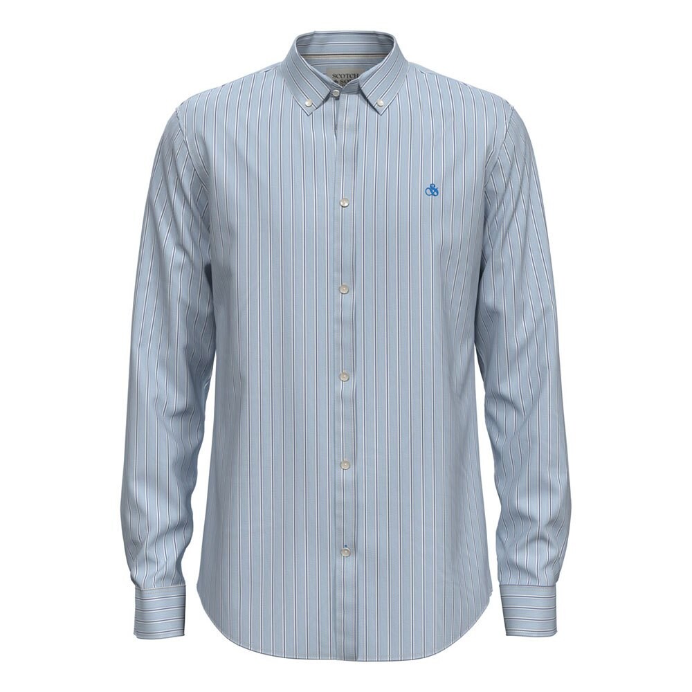 

Рубашка Scotch & Soda Essential Poplin, синий