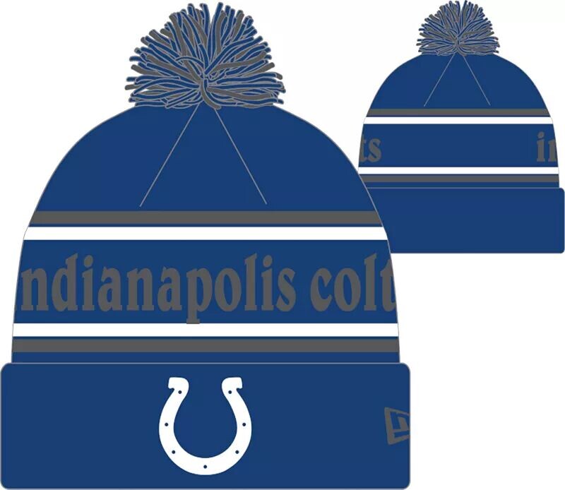 

Молодежная вязаная шапка New Era Indianapolis Colts Marquee