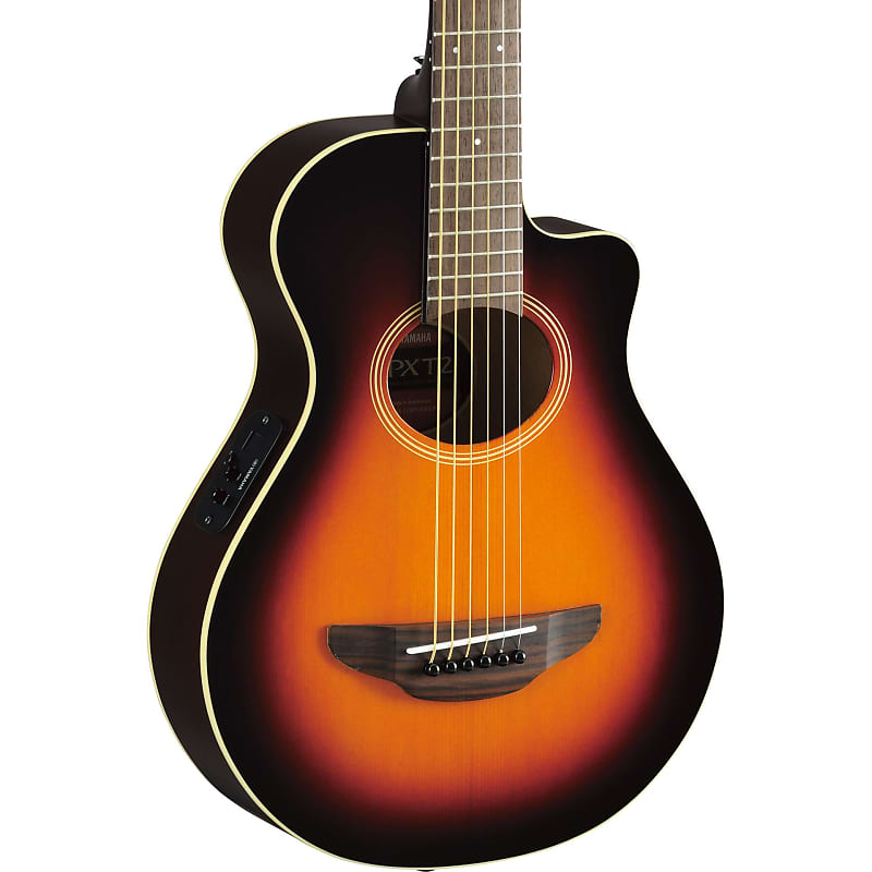 Акустическая гитара Yamaha APXT2 3/4 Thinline Acoustic-Electric Cutaway Guitar Old Violin Sunburst цена и фото