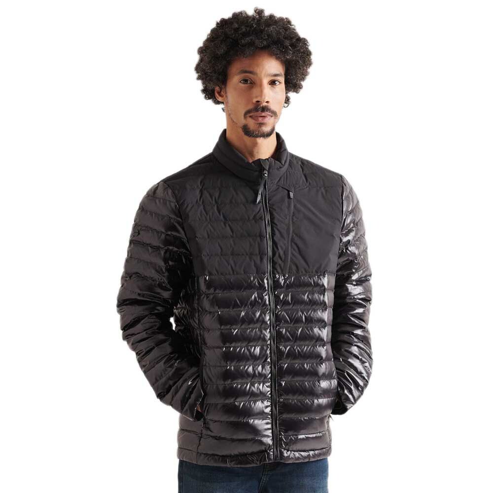 

Куртка Superdry Studios Contrast Core Down, черный