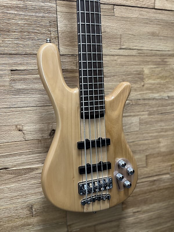 Басс гитара Warwick Rockbass Streamer NT-5 Active 5- string bass - Natural Gloss. 9lbs 5oz. w/soft bag New! 4 струнные warwick rockbass streamer std 4 n ts