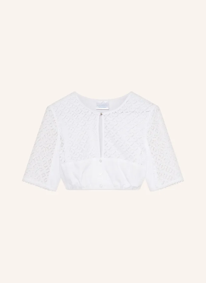 Блузка «дирндль» Waldorff, белый striata 28×28×7 см бамбук