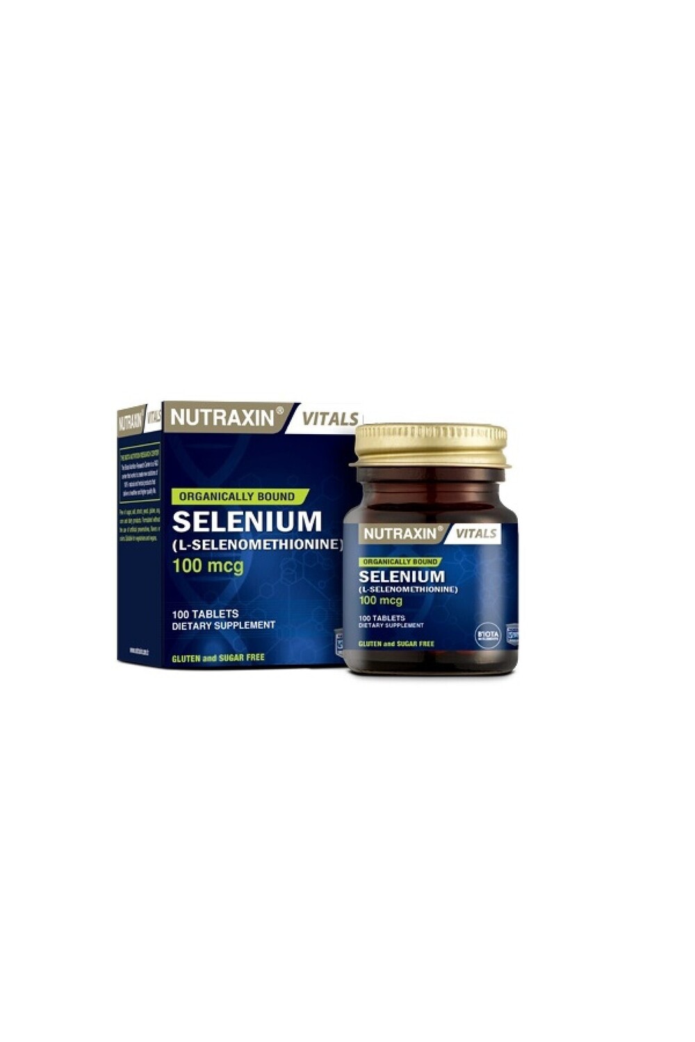 

Nutraxin Vitals Selenium 100 мкг T100 таблетка