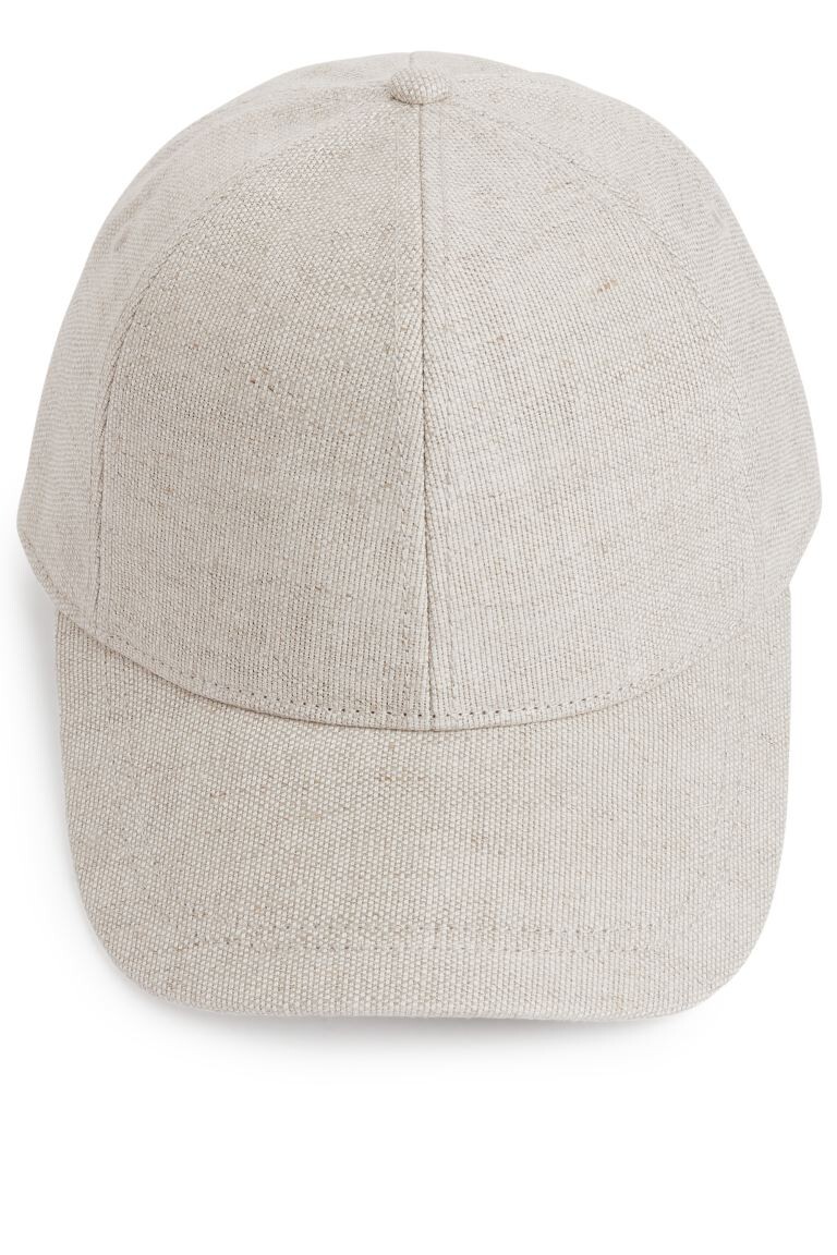 

Льняная шапка H&M, бежевый
