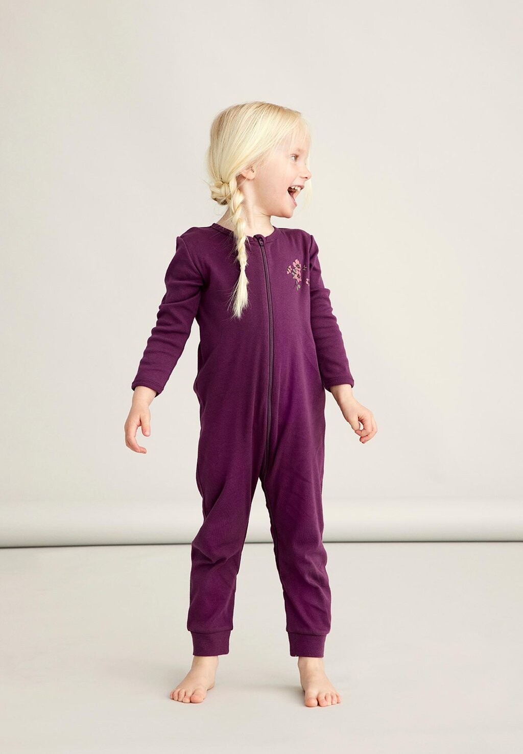 

Пижамы NBFNIGHTSUIT ZIP 2 PACK Name it, цвет prune purple