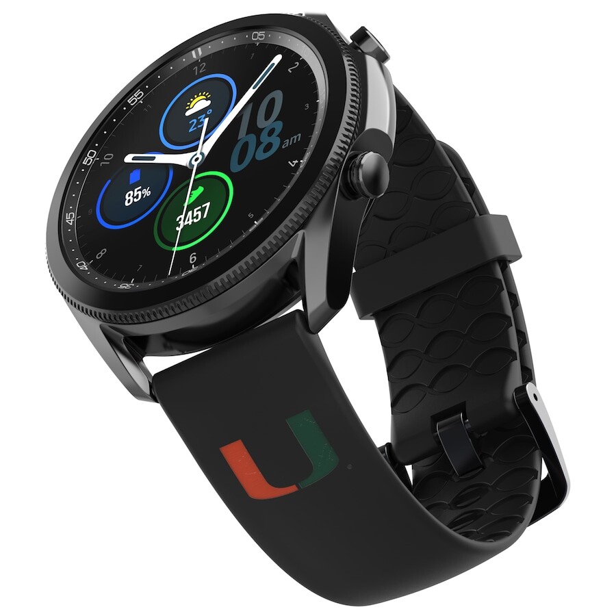 

Ремешок для часов Groove Life Miami Hurricanes, черный