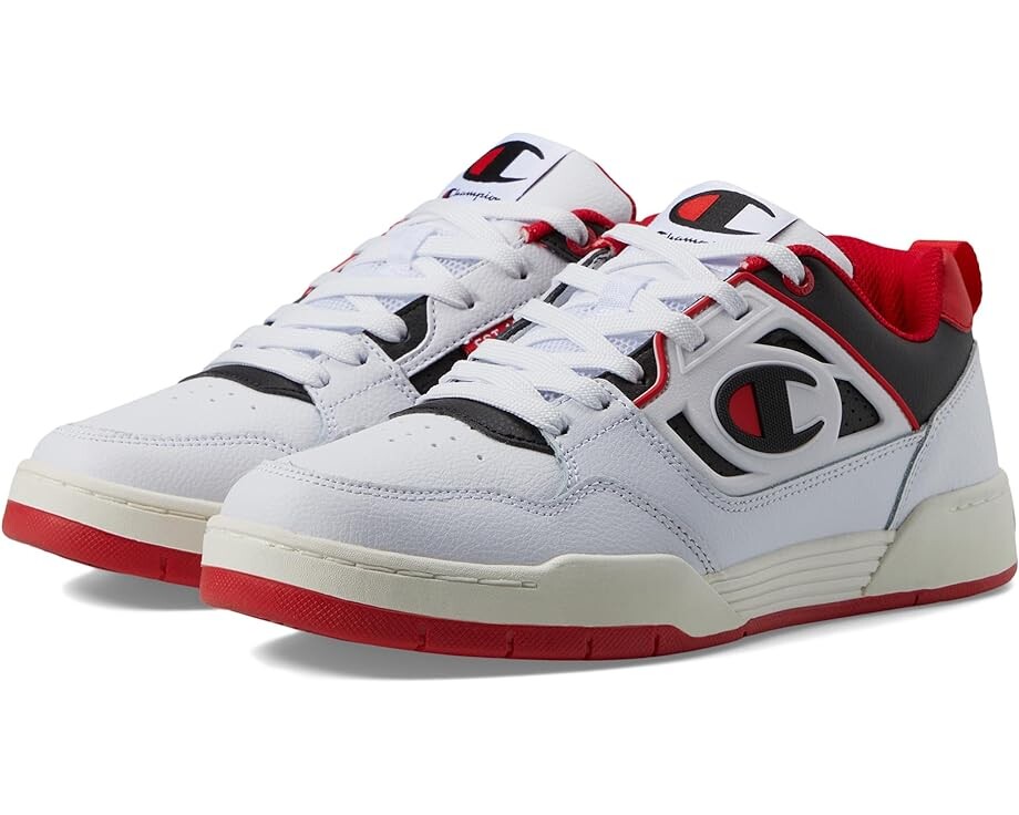 

Кроссовки Champion 5 On 5 Lo, цвет White/Black/Scarlet/Chalk
