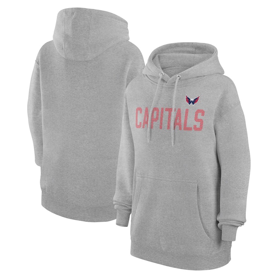 

Пуловер с капюшоном G-III 4Her by Carl Banks Washington Capitals, серый