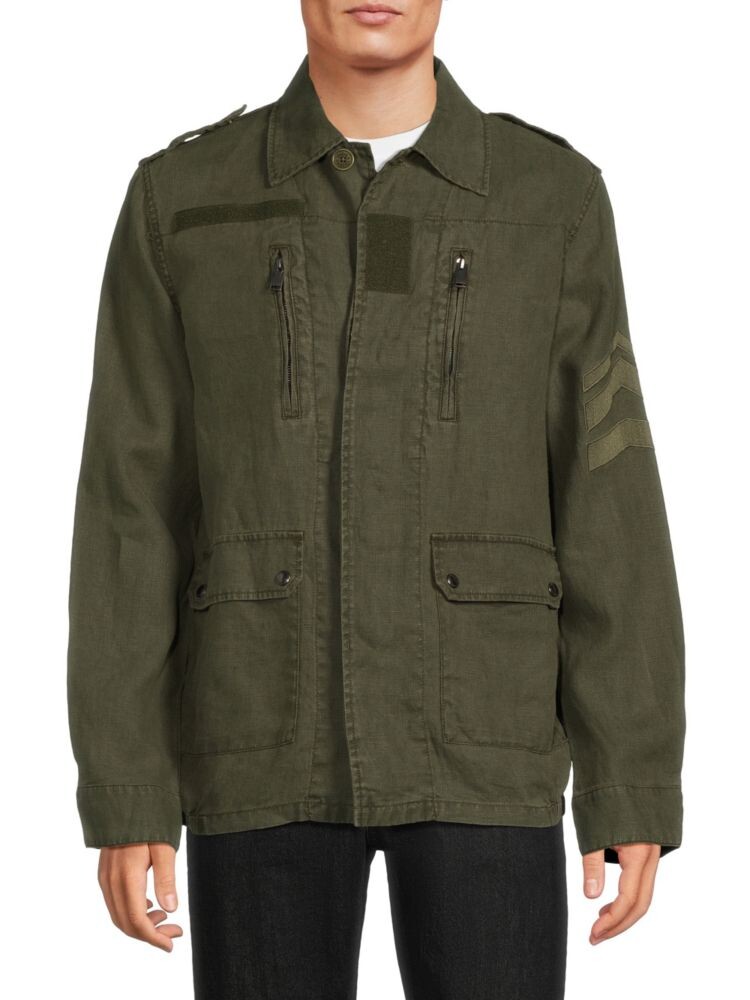 

Льняная куртка Kido Eapulet Zadig & Voltaire, цвет Military