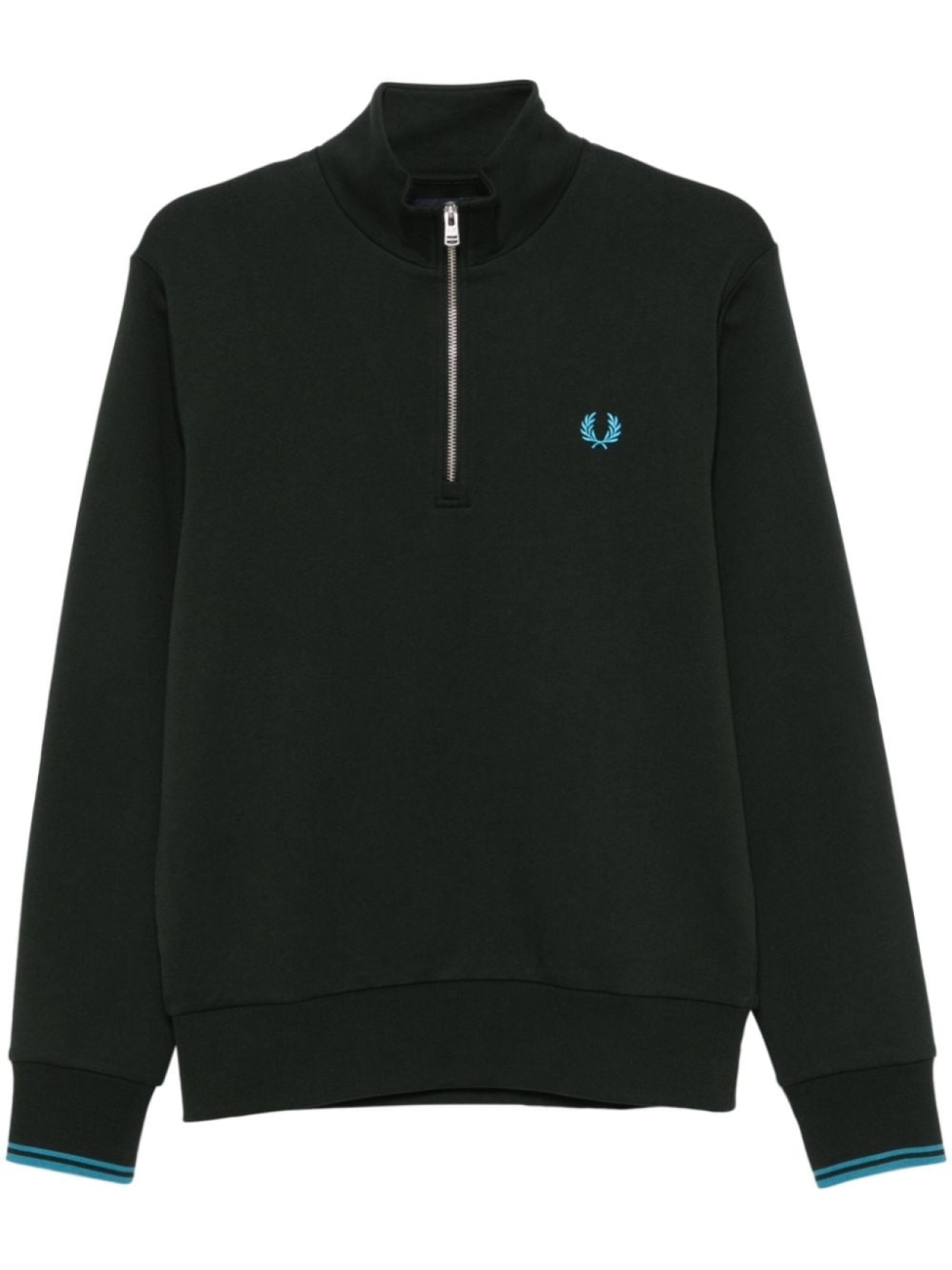 

Толстовка Fred Perry с полумолнией, зеленый